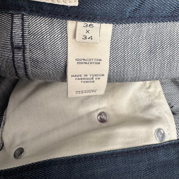 Marc by Marc Jacobs Denim Uniform Fit Jeans Blue Cotton Zip Pockets Mens Sz 36 - Picture 6 of 7